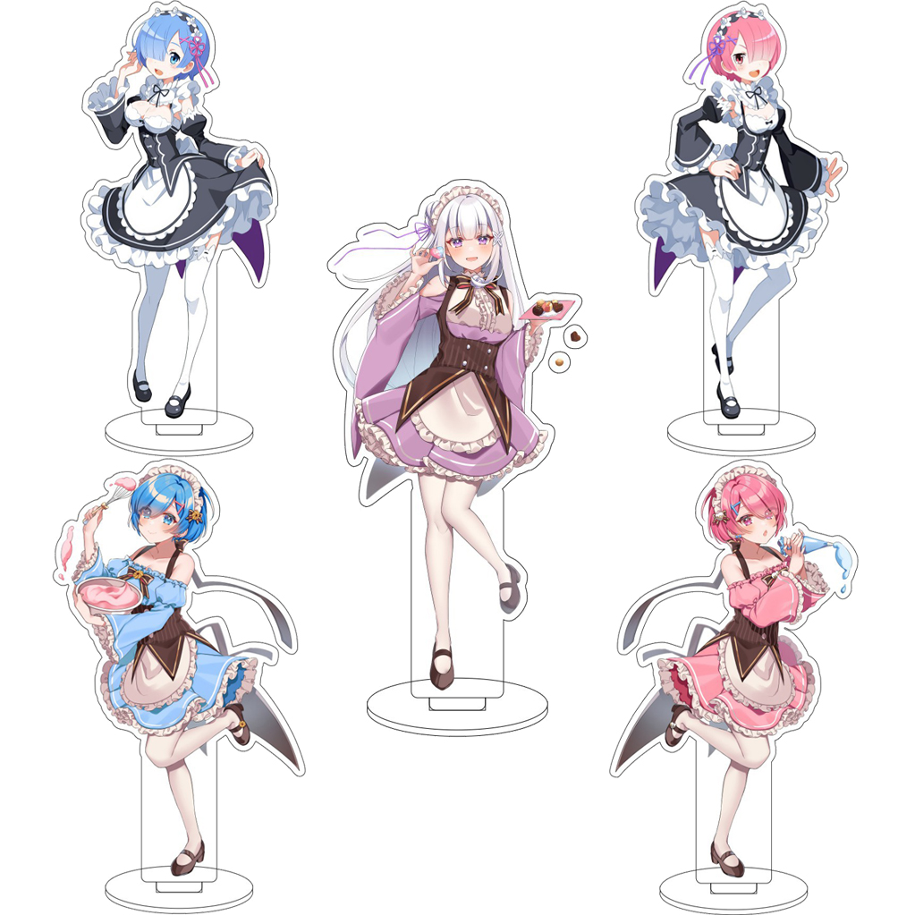 16CM Anime Re:Zero−Starting Li - Figma Stand Set ulasan dan harga