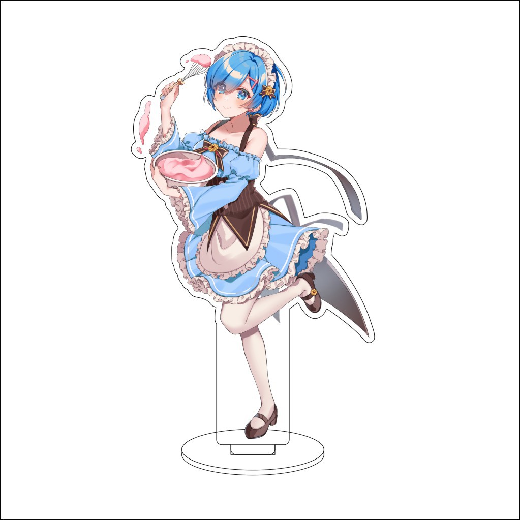 16CM Anime Re:Zero−Starting Li - Figma Stand Set ulasan dan harga