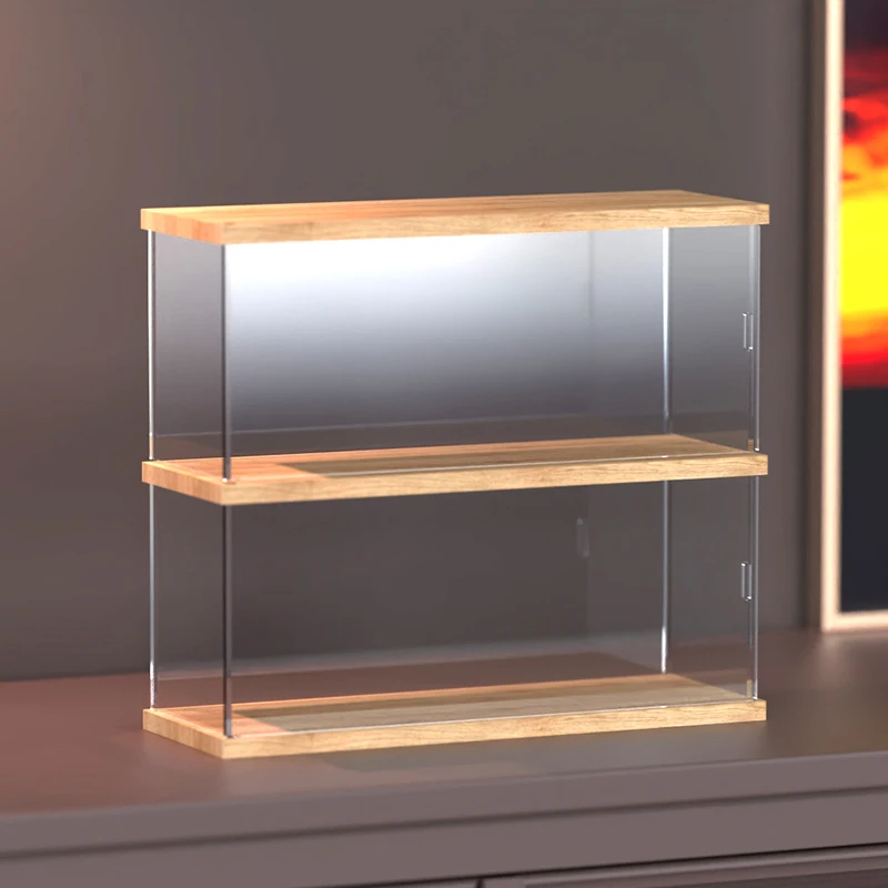 yesClear Acrylic Display Case  - Pop Display Shelf ulasan dan harga
