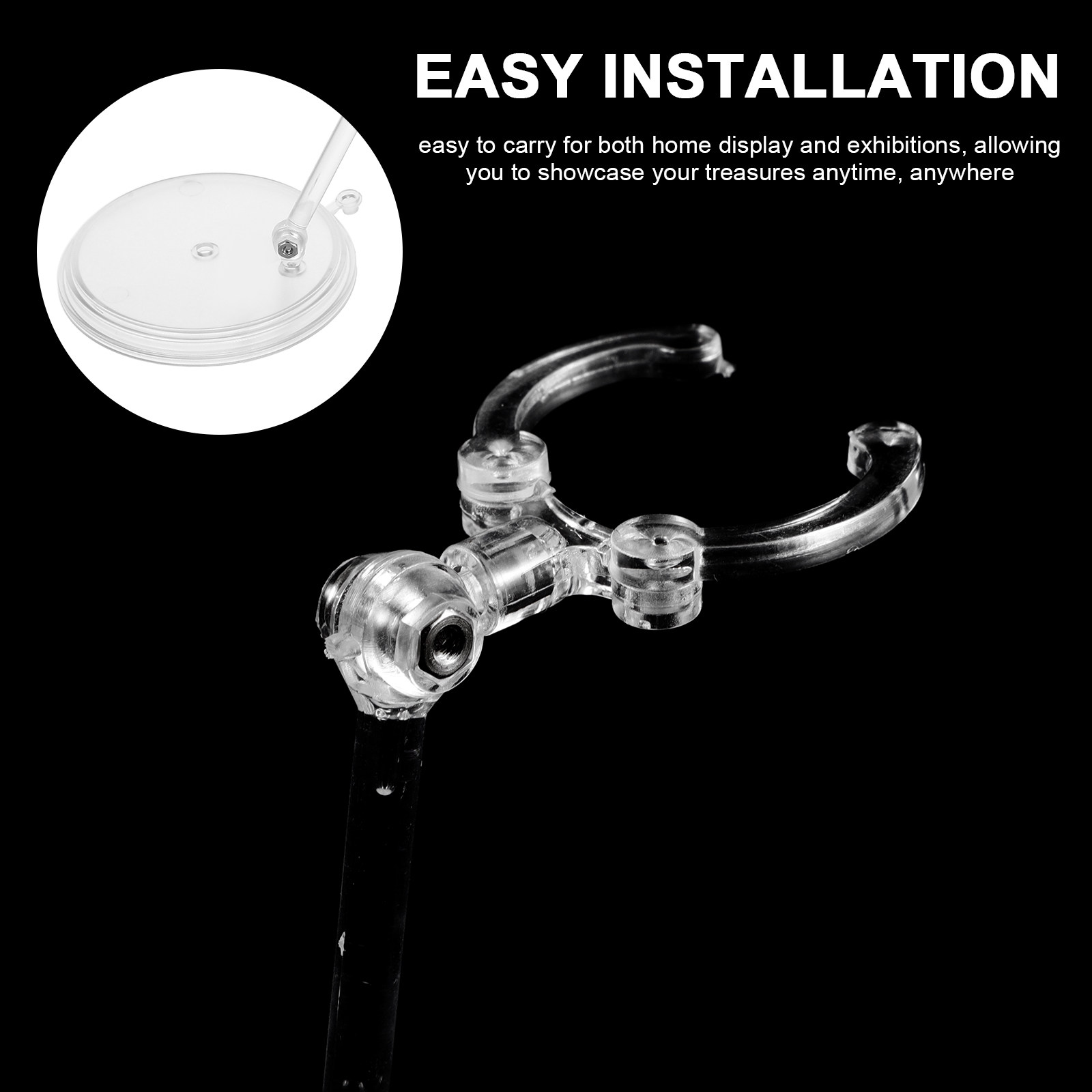 Clear Adjustable Action Figure - Action Figure Stand ulasan dan harga
