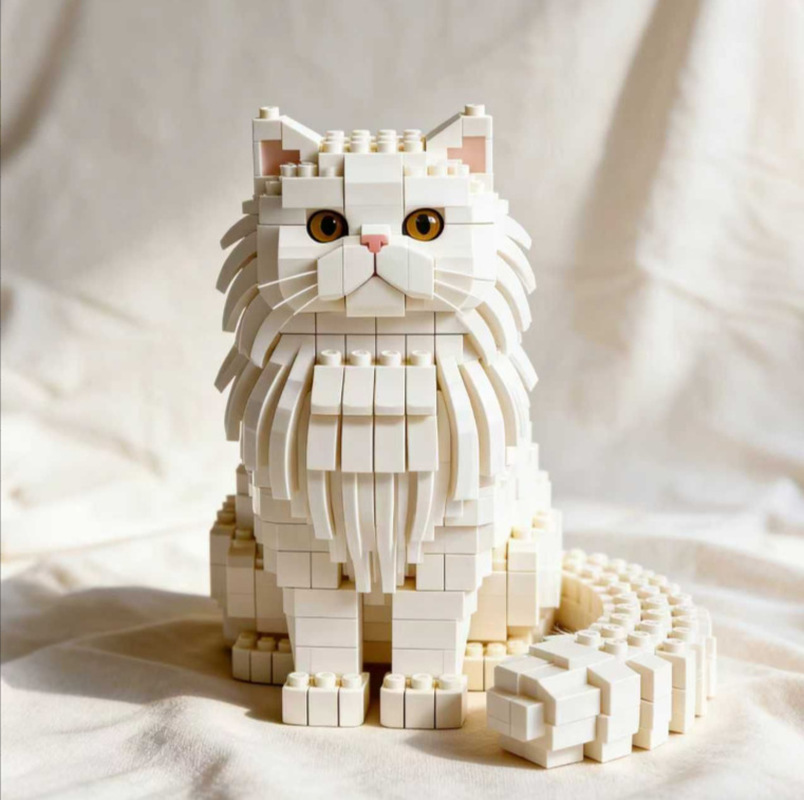 Mini Building Blocks Cat Model - Building Block Mini ulasan dan harga