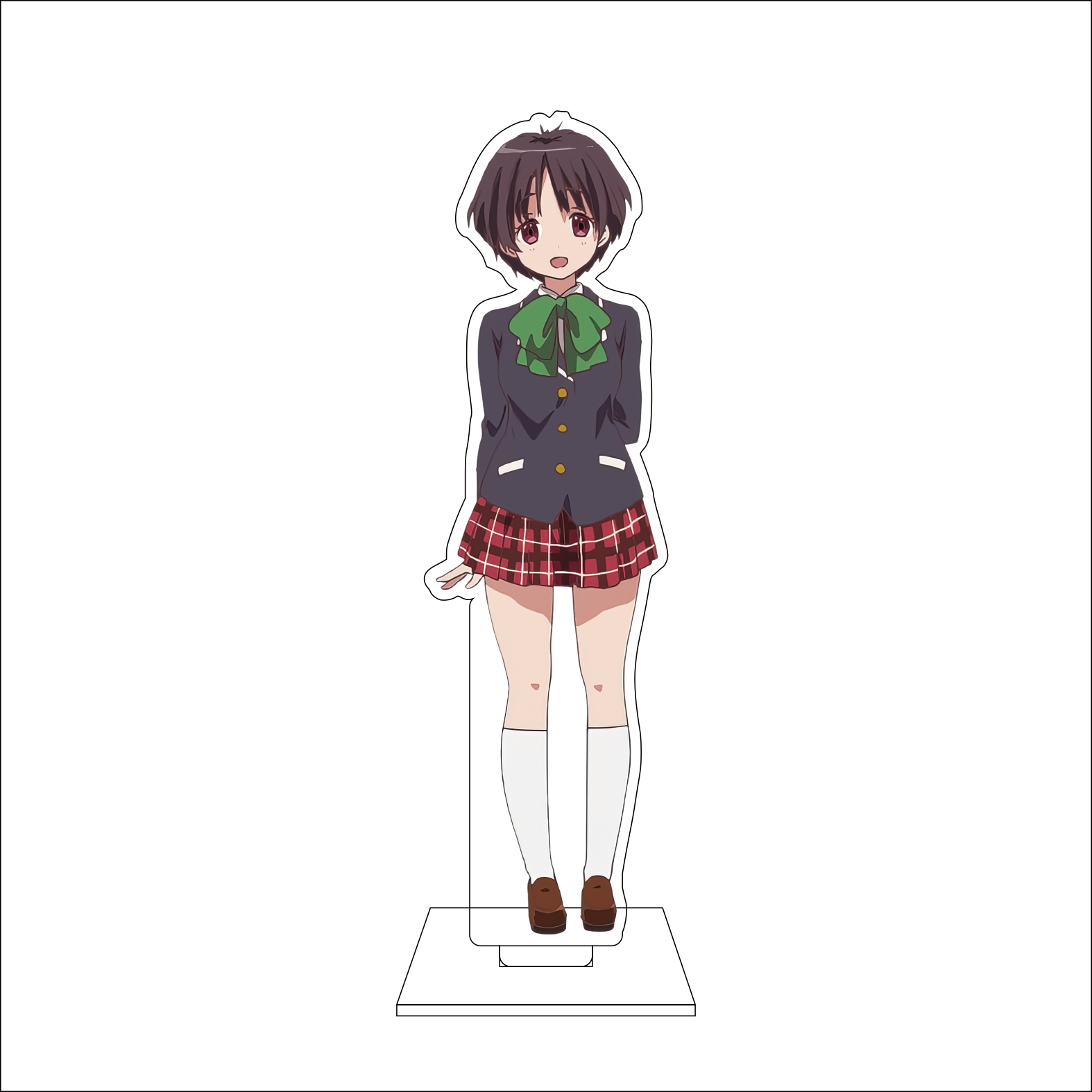16CM Anime Togashi Yuuta Nibut - Figma Stand Set ulasan dan harga